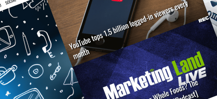 Screenshot of Marketing Land blog
