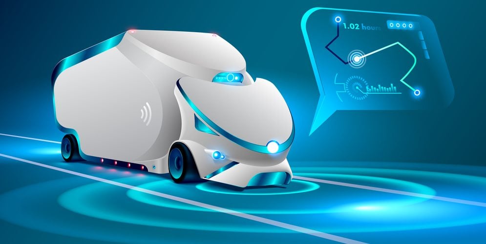 self-driving vehicles using AI in supply chain