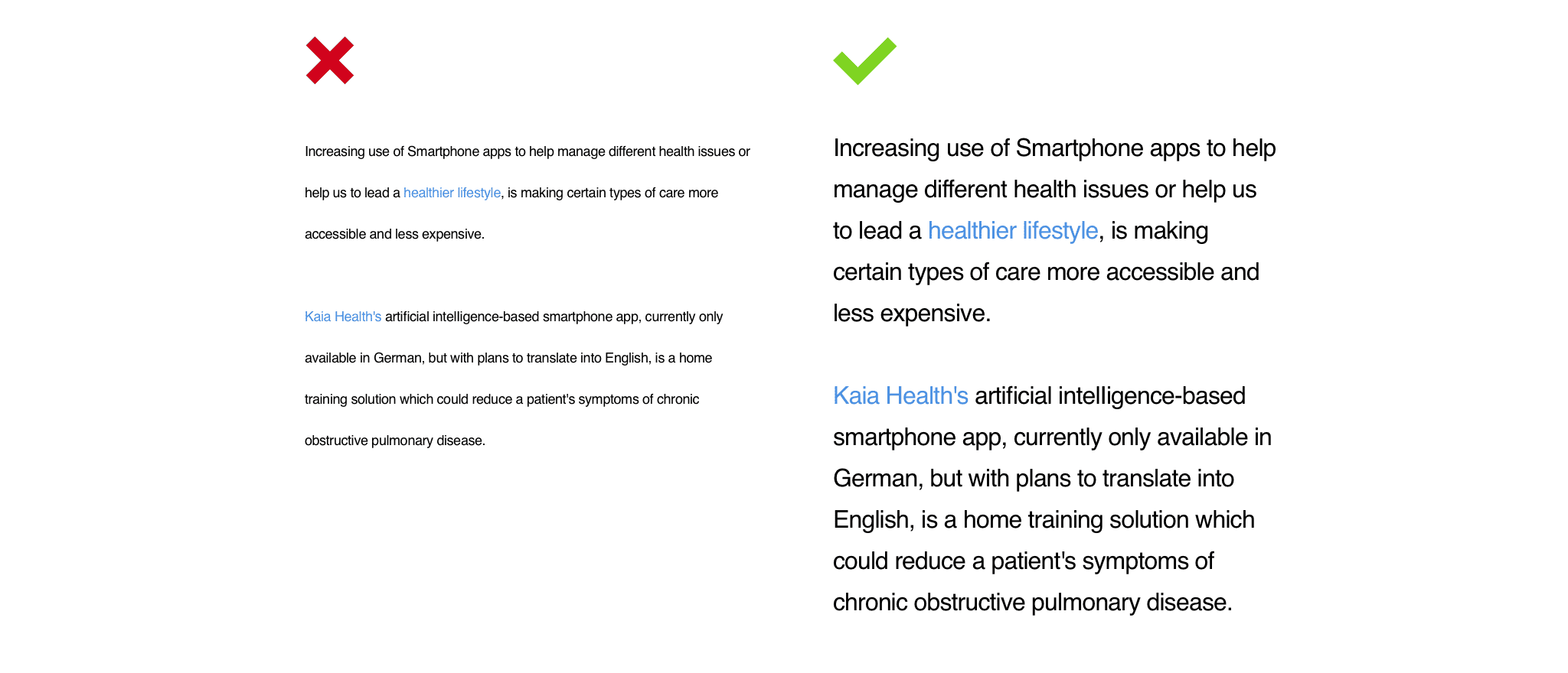 Proper font sizes for ease of readability on an ADA complaint website 