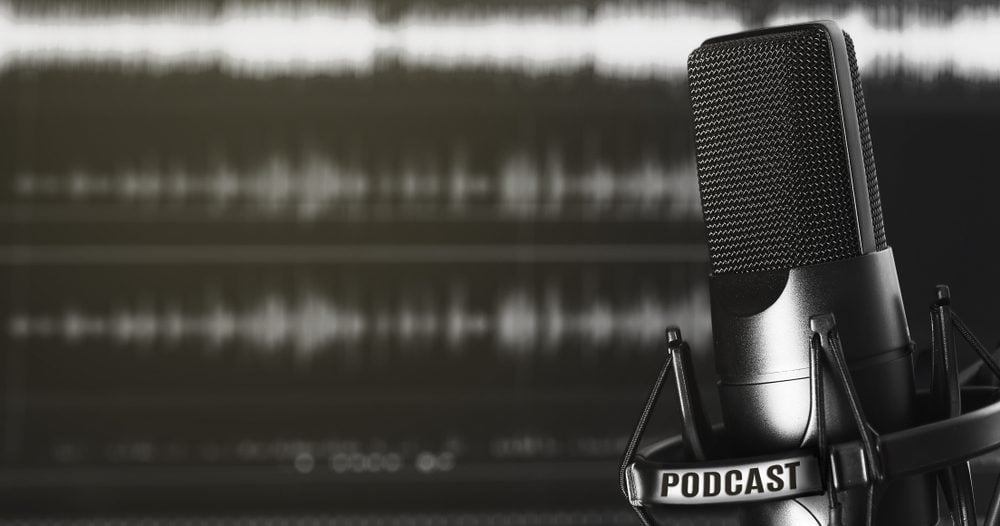Microphone for government innovation podcast