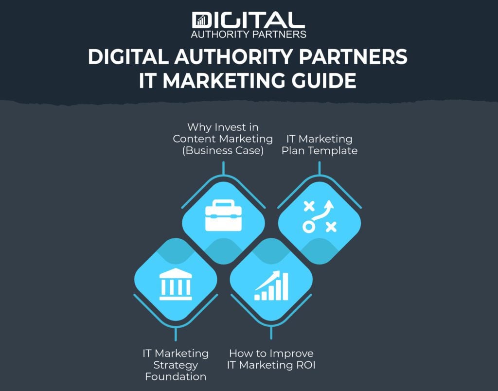 Graphic about DAP's IT marketing guide