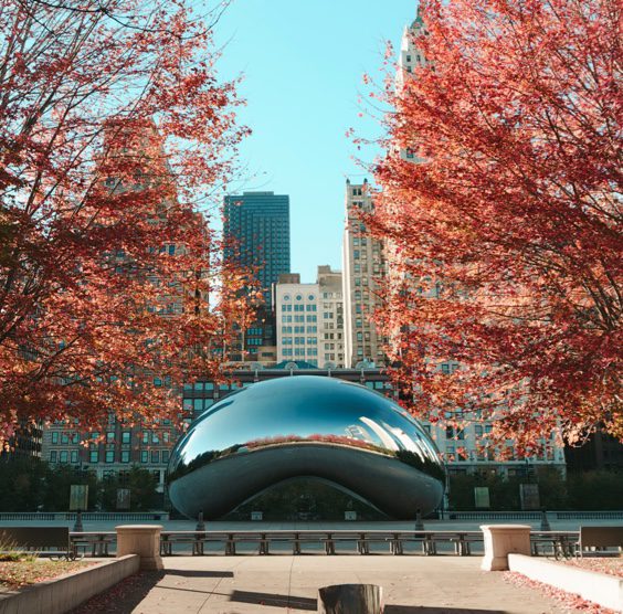 Chicago's Millennium Park and Cloud Gate