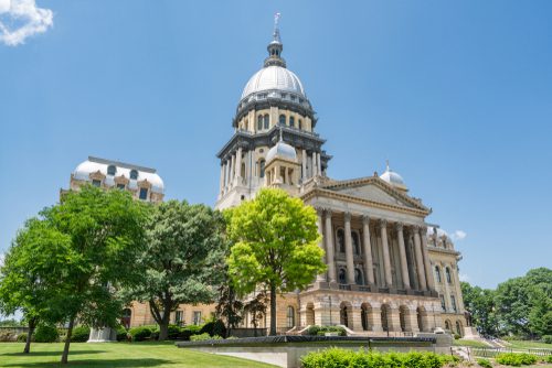 Capitol building in Springfield, Illinois