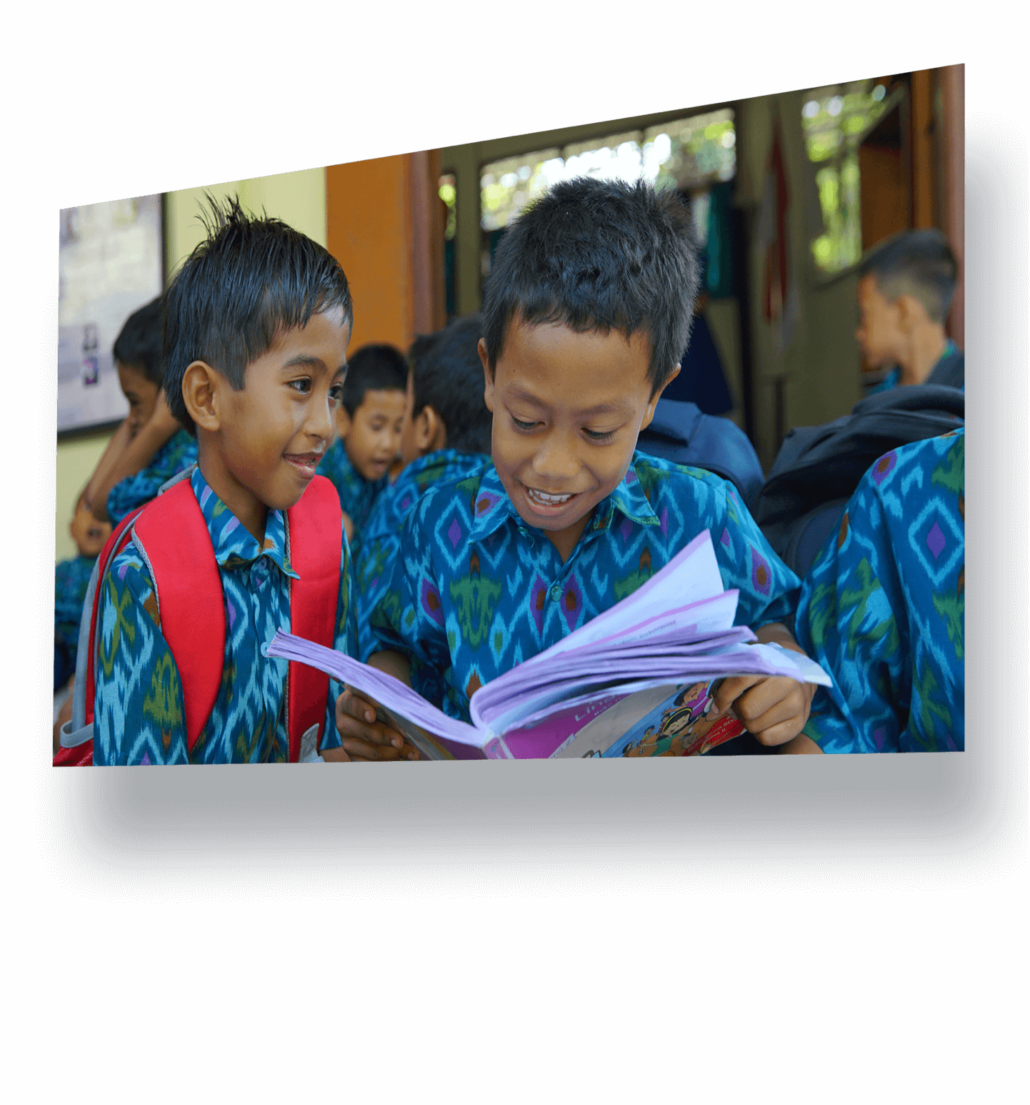 Children reading