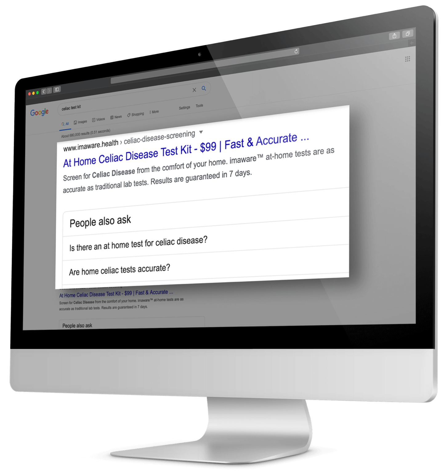 imaware google search result