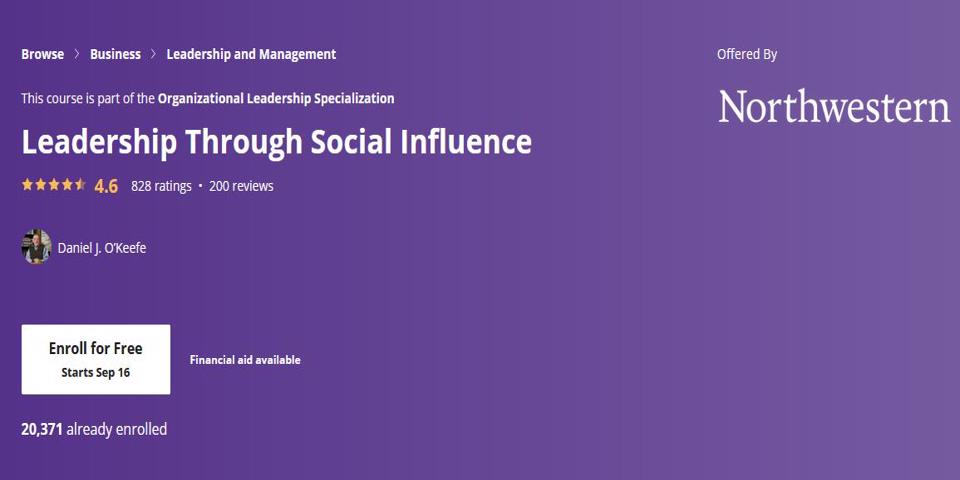 Leadership Through Social Influence 