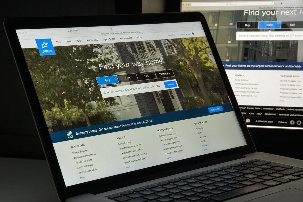 Zillow,Website,Homepage.