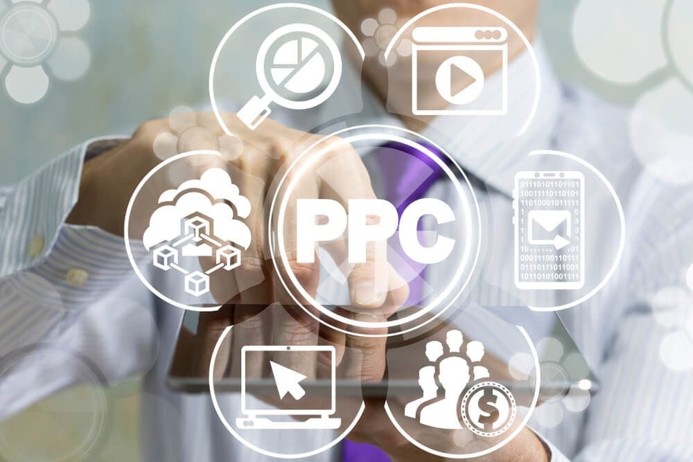 ppc management_PPC - Pay Per Click SEO Web Technology concept
