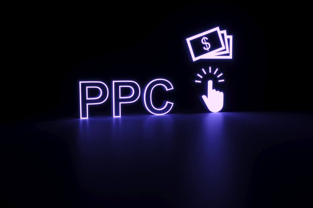 ppc_PPC neon concept self illumination background 3D illustration