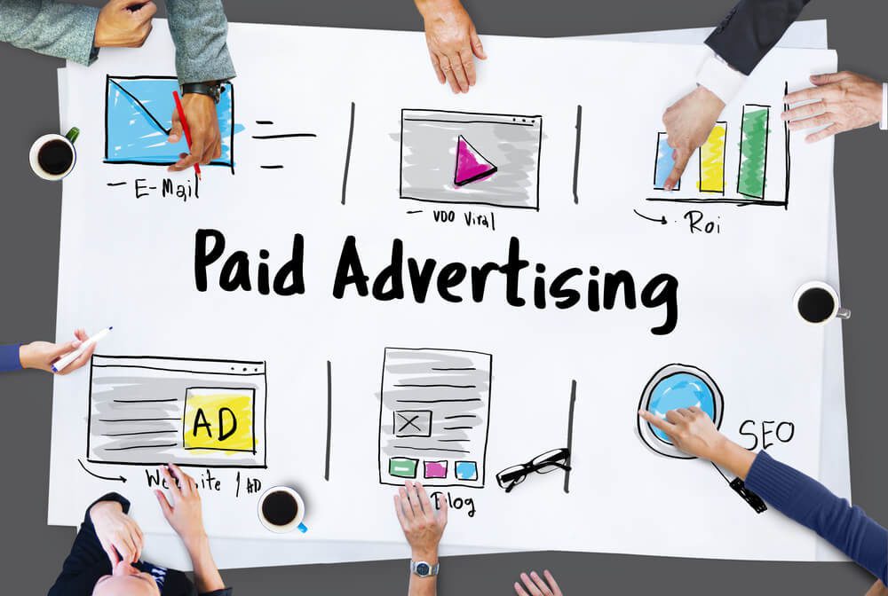 paid advertising_Online Marketing Commercial Connection Technology