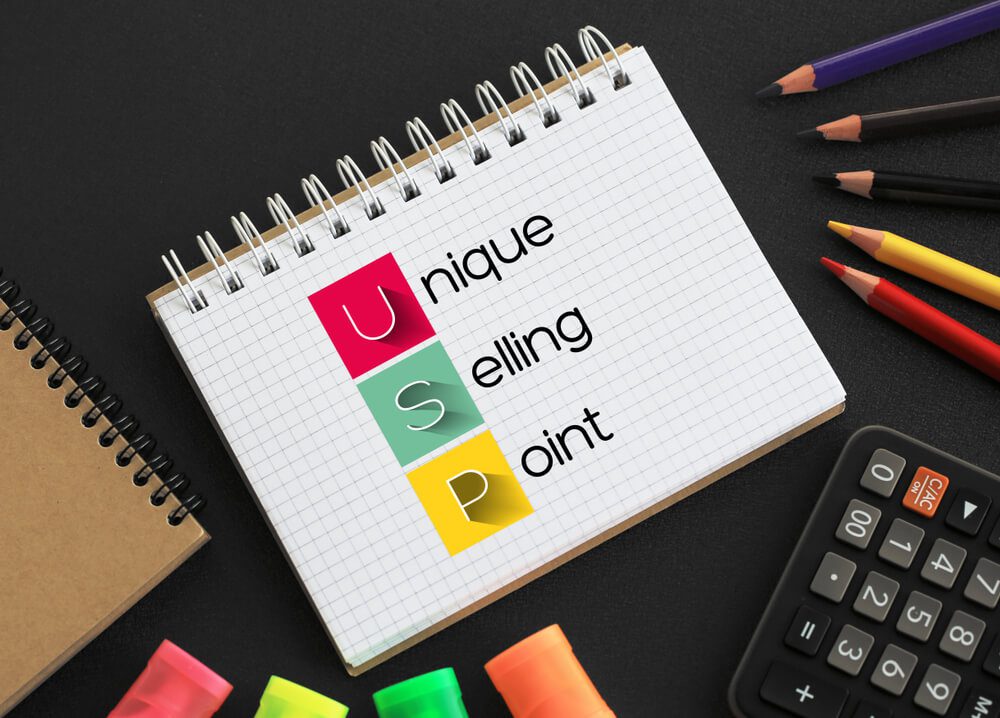 How an Excellent Digital Marketing Firm Boosts SaaS Sales 3 unique selling point_USP - Unique Selling Point acronym, business concept background