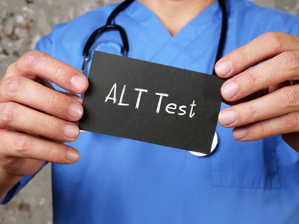 alt text_Conceptual photo about Liver Blood Tests ALT Test with handwritten text.