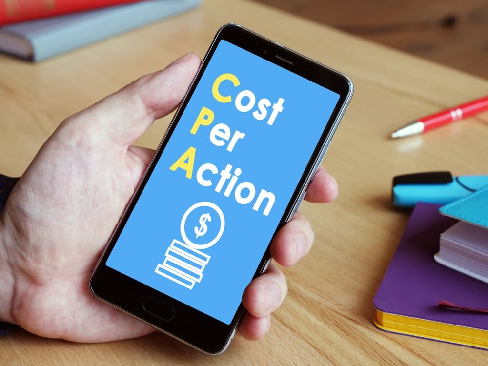 cost per action_Cost Per Action CPA is shown using the text