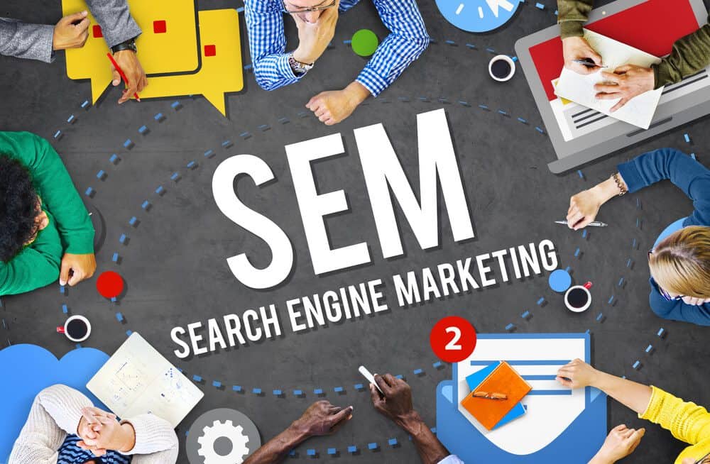search engine marketing_Search Engine Marketing Branding Technology Concept