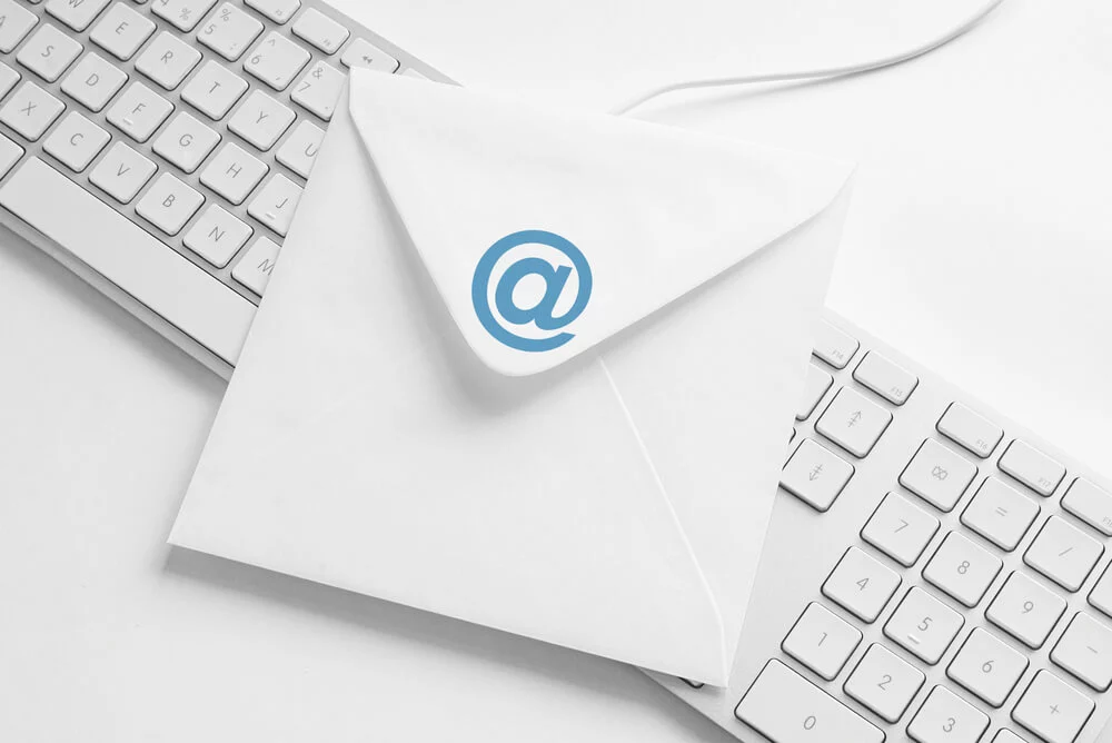 email marketing_Envelope with at Symbol, concept of E-Mail