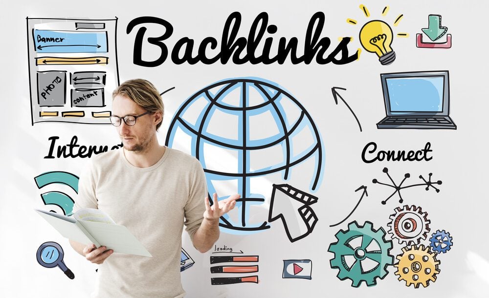 seo backlinks_Backlinks Technology Online Web Concept
