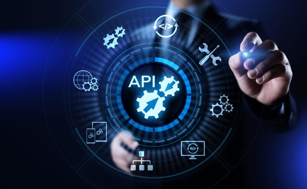 API_API Application Programming Interface Development technology concept.