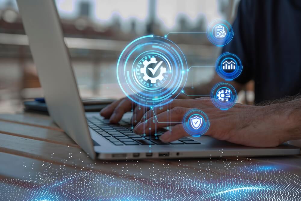 Reasons Why Custom Software Is Good for San Diego Businesses 1 custom software_the laptop used and custom services check and update