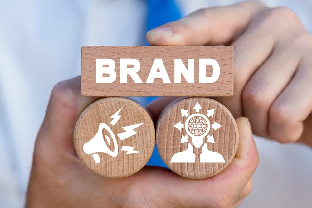 brand recognition_Concept of brand awareness campaign. Business branding improvement and marketing, advertising.