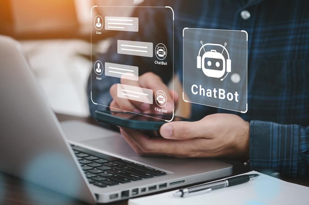 chatbot_Using system AI Chatbot in computer or mobile application to uses artificial intelligence chatbots automatically respond online messages intelligent service to help customers