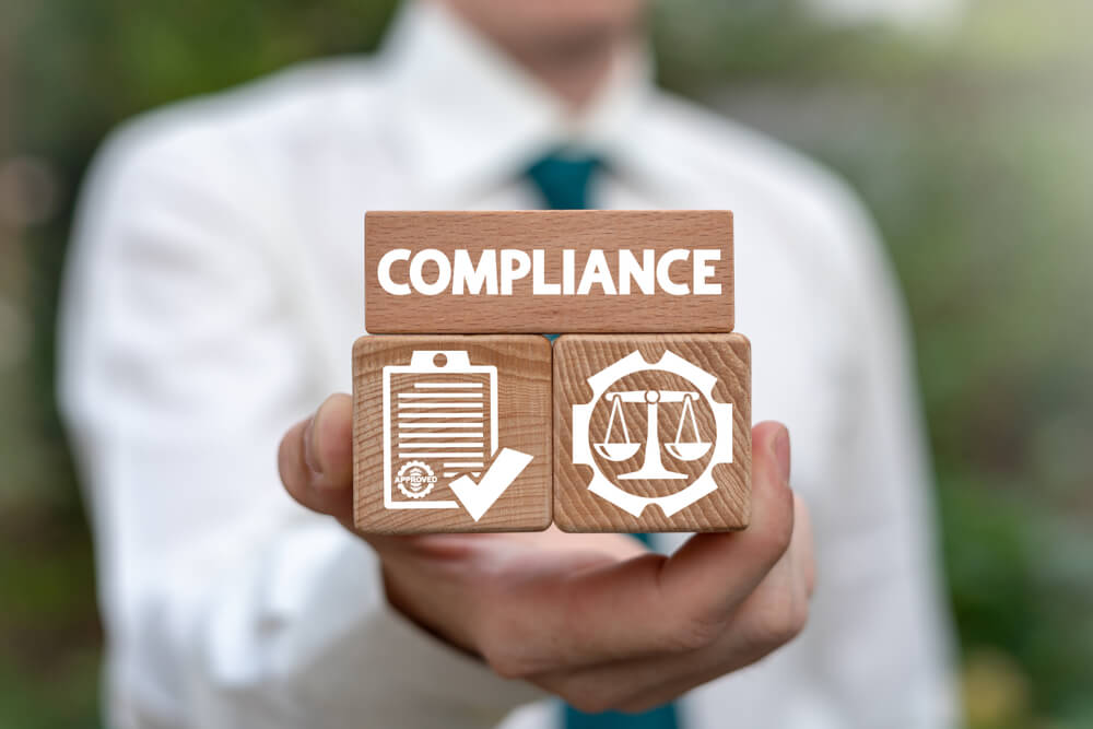 compliance_Compliance Standard Regulation Balance Business concept.