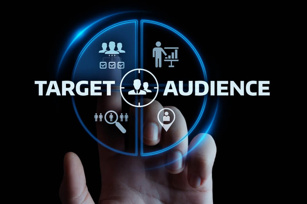 target audience_Target Audience Marketing Internet Business Technology Concept.