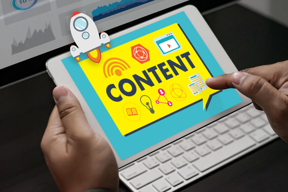 content marketing_CONTENT marketing Data Blogging Media Publication Information Vision Content Concept