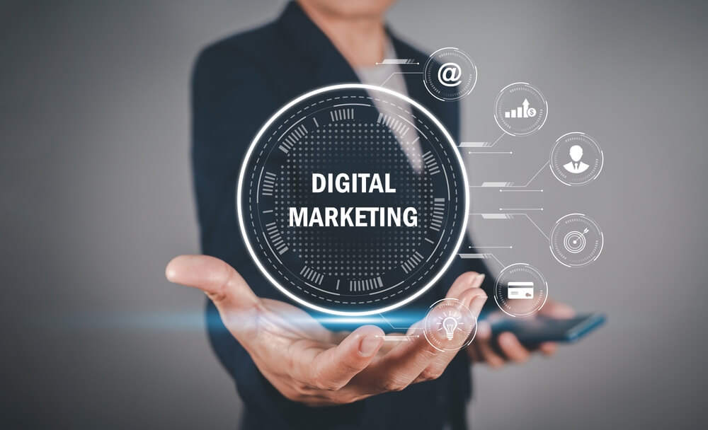 digital marketing_Digital Marketing content planning advertising strategy concept, online marketing, E-business, Ecommerce, Business online.