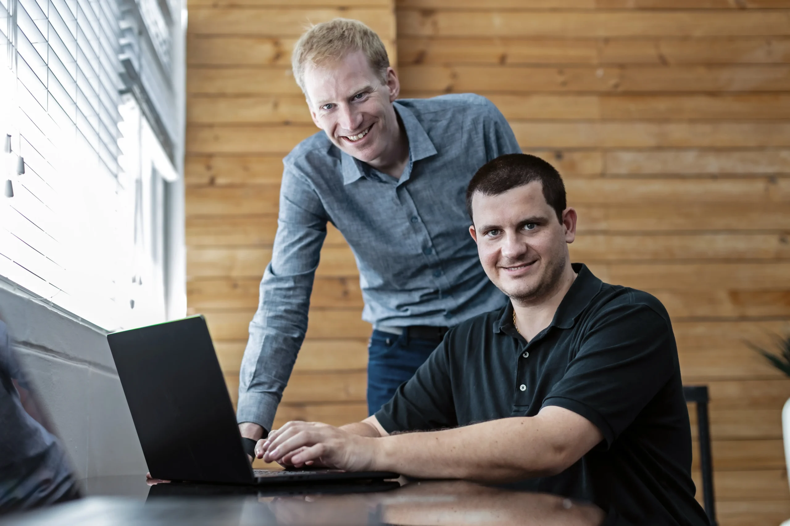 michael and codrin in the cape town office