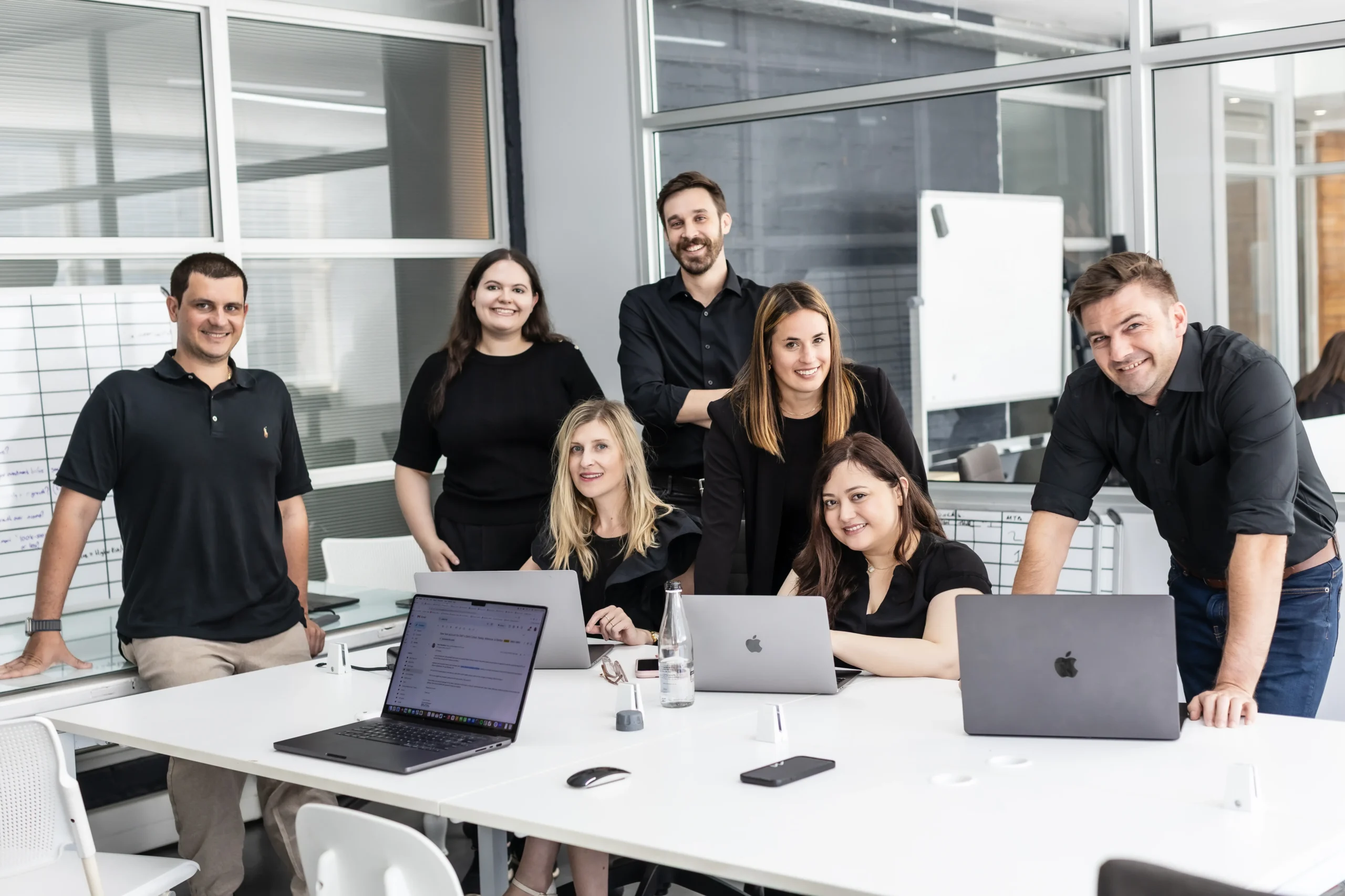content team working session in the cape town office