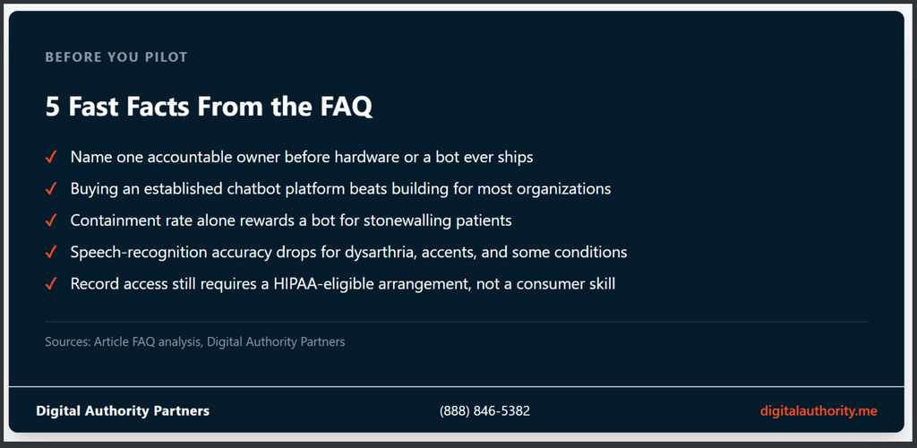 Conversational AI in Healthcare: 17 Real Use Cases 10 Five fast facts on piloting conversational AI in healthcare