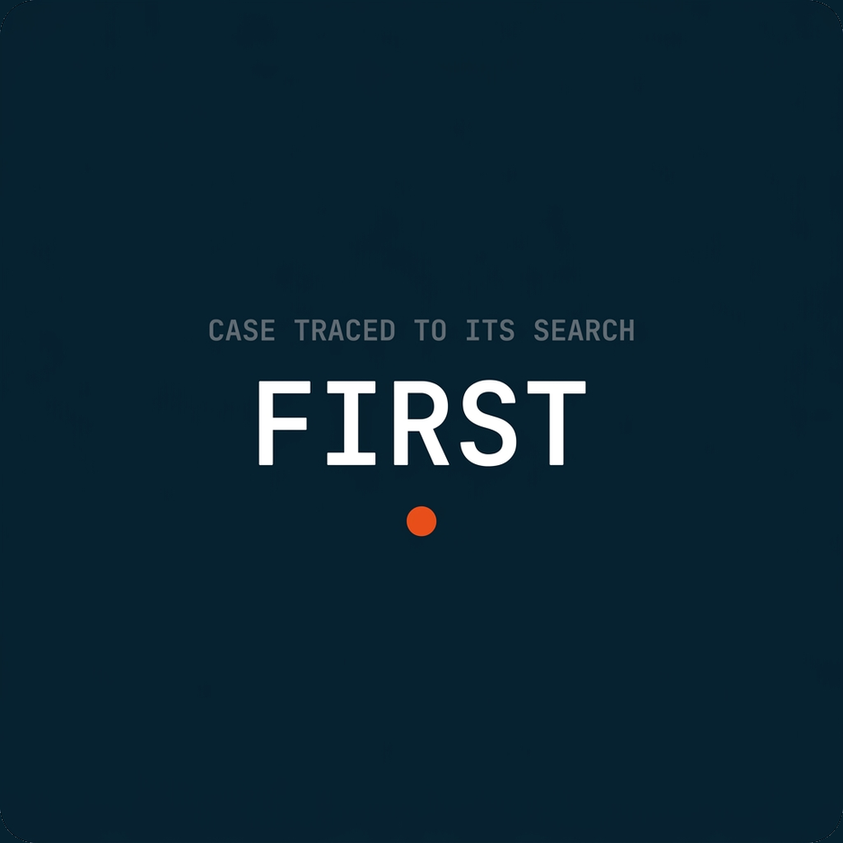 The first Forman case linked back to its search