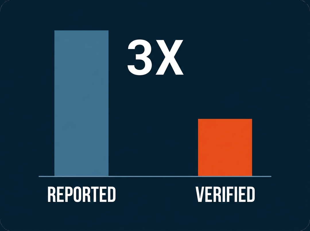 Angel Adoption reported leads 3X the verified figure, the gap from a broken conversion setup